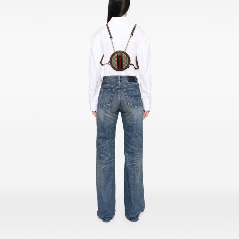 Mini GG Supreme Web Ophidia Round Backpack - Image 7