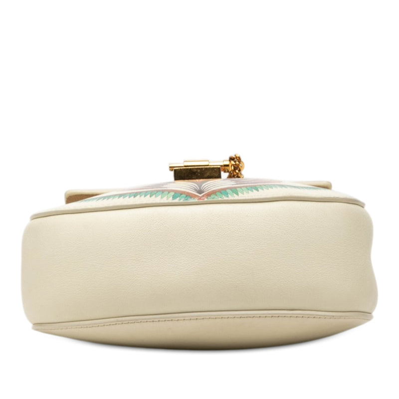 Mini Printed Leather Drew Bijou Satchel - Image 3