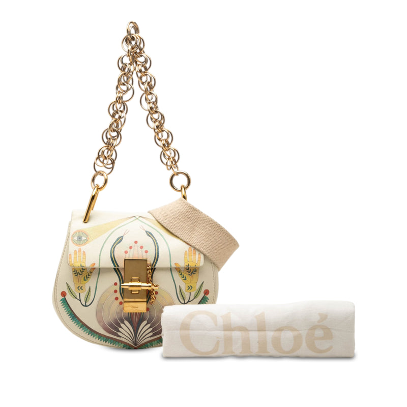 Mini Printed Leather Drew Bijou Satchel - Image 7