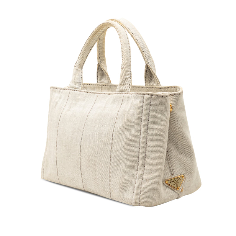 Small Denim Canapa Logo Satchel - Image 2