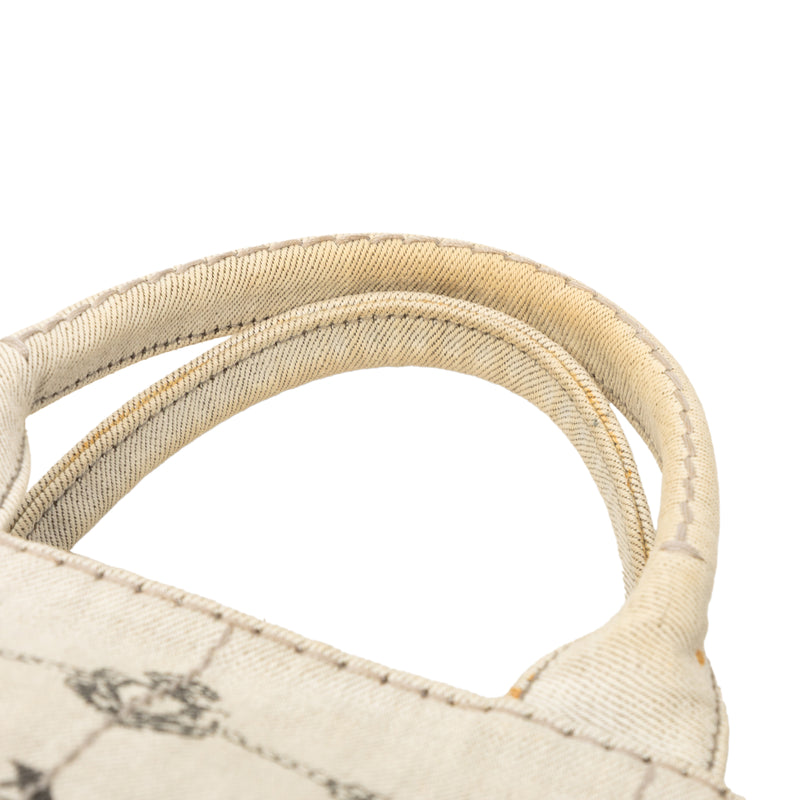 Small Denim Canapa Logo Satchel - Image 6