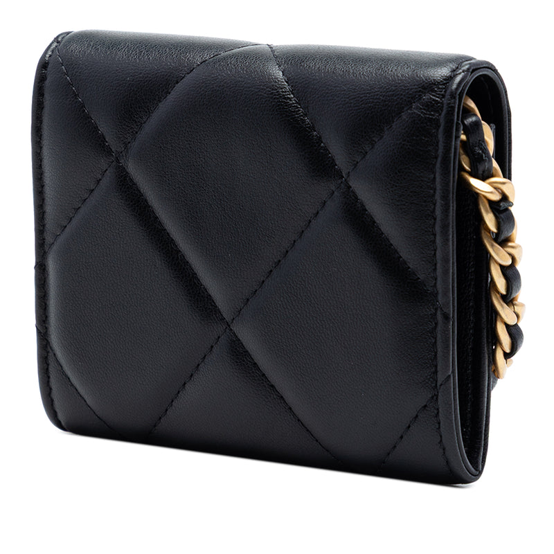 Quilted Lambskin 19 Flap Coin Purse With Chain - Image 2
