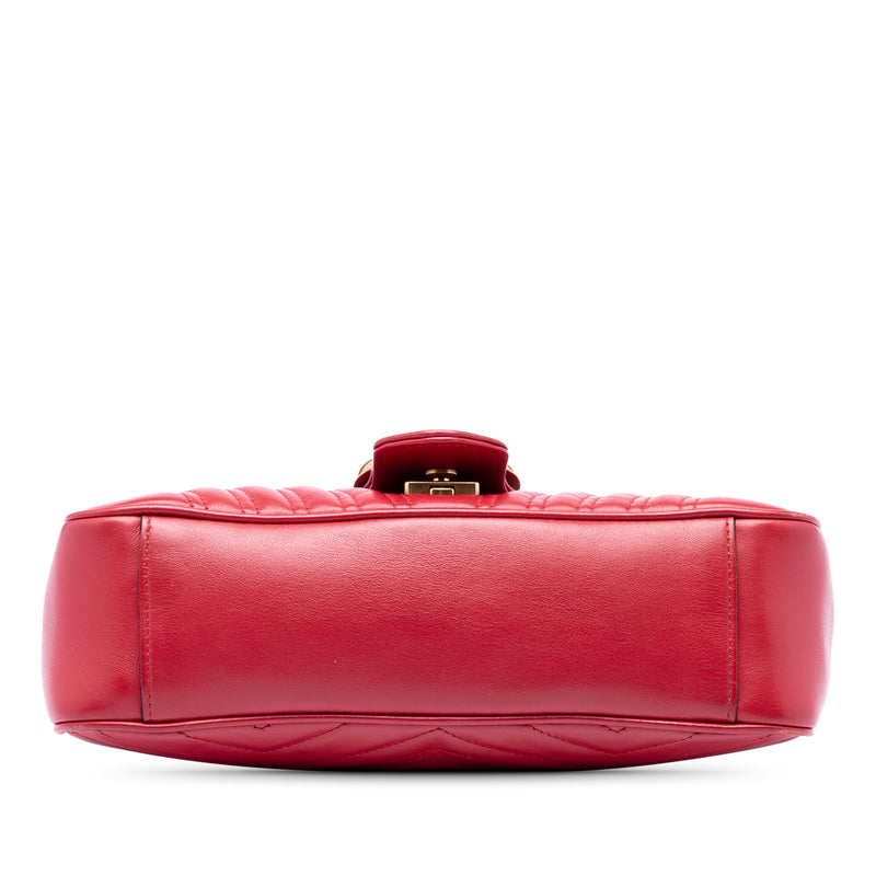 Medium GG Marmont Matelasse Leather Shoulder Bag - Image 3