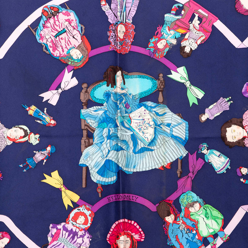 Hello Dolly Silk Scarf 90 - Image 2