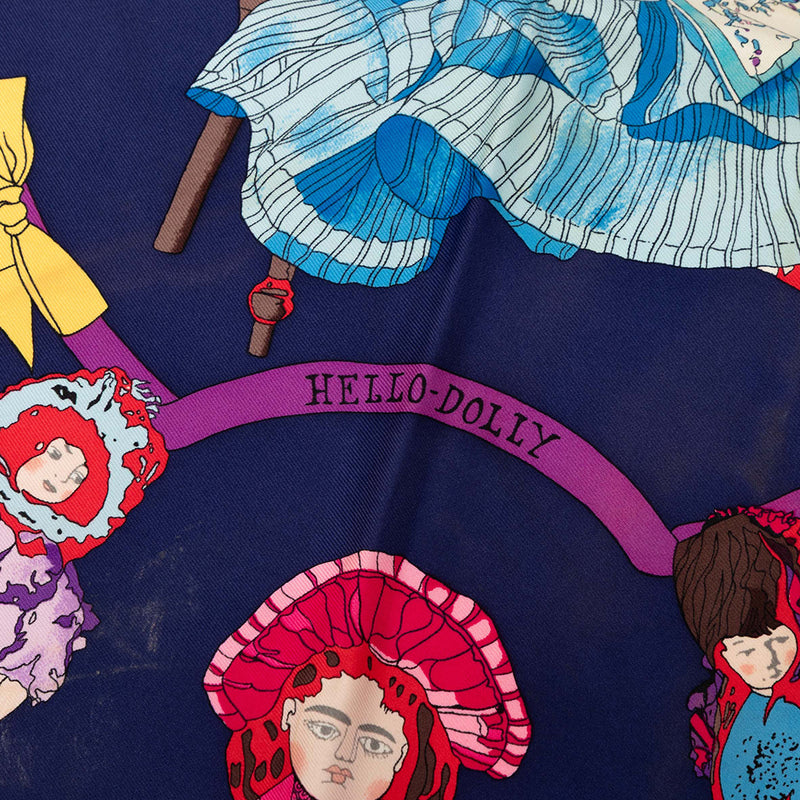 Hello Dolly Silk Scarf 90 - Image 4