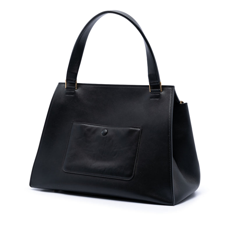 Medium Bicolor Leather Edge Handbag - Image 2
