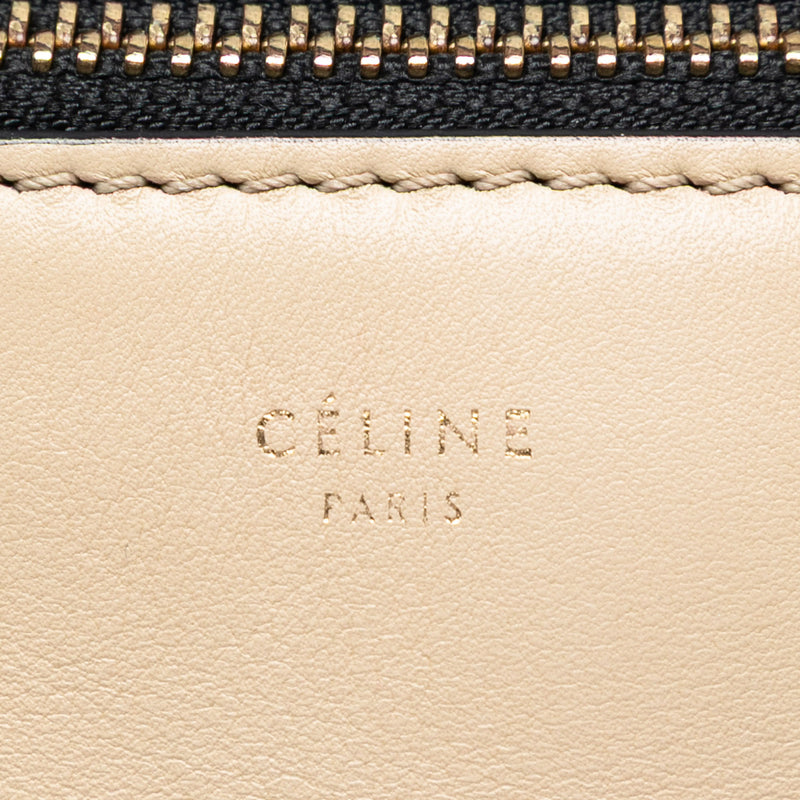 Medium Bicolor Leather Edge Handbag - Image 5