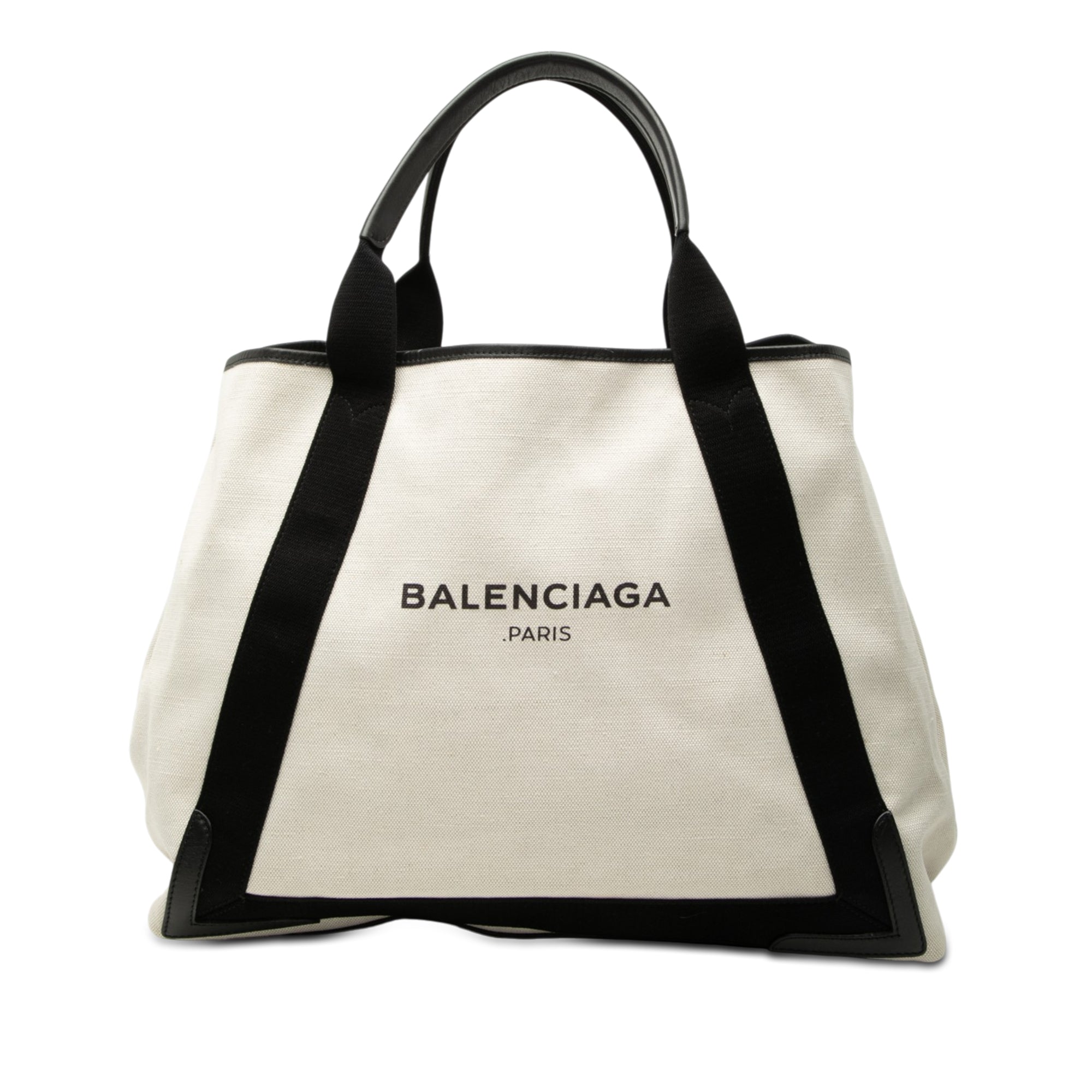 Canvas Navy Cabas Tote M - Image 1