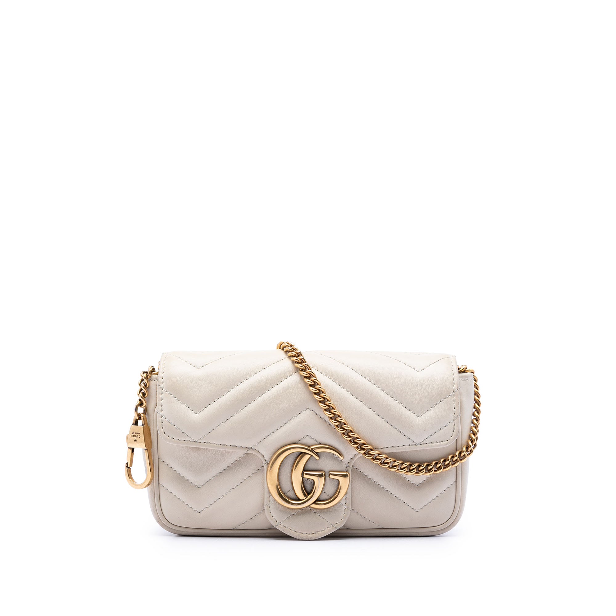 Mini GG Marmont Matelasse Calfskin Flap Crossbody - Image 1