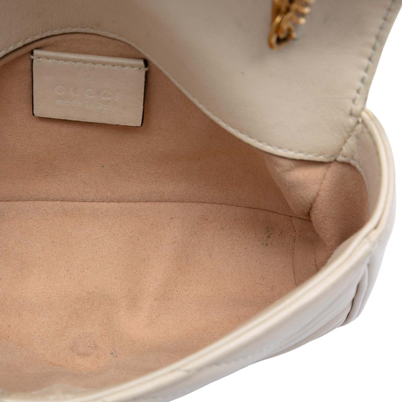 Mini GG Marmont Matelasse Calfskin Flap Crossbody - Image 4