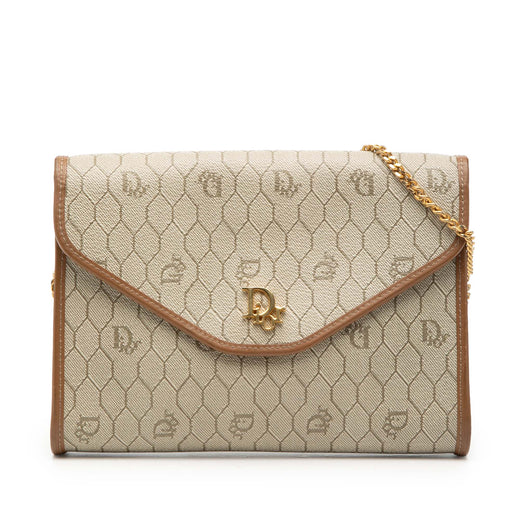 Honeycomb Coated Canvas Chain Crossbody - Image 1