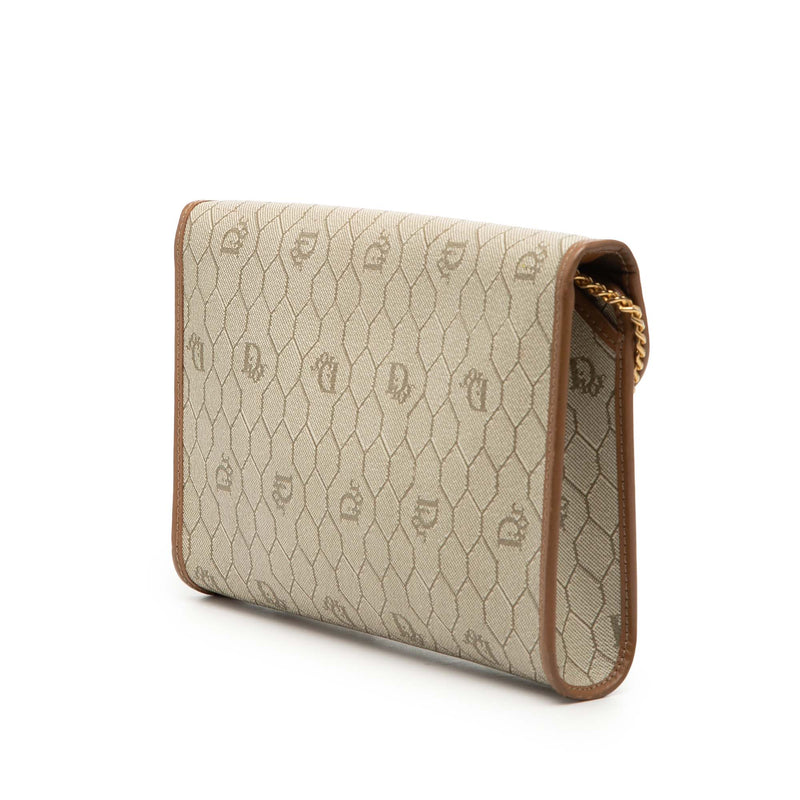 Honeycomb Coated Canvas Chain Crossbody - Image 2