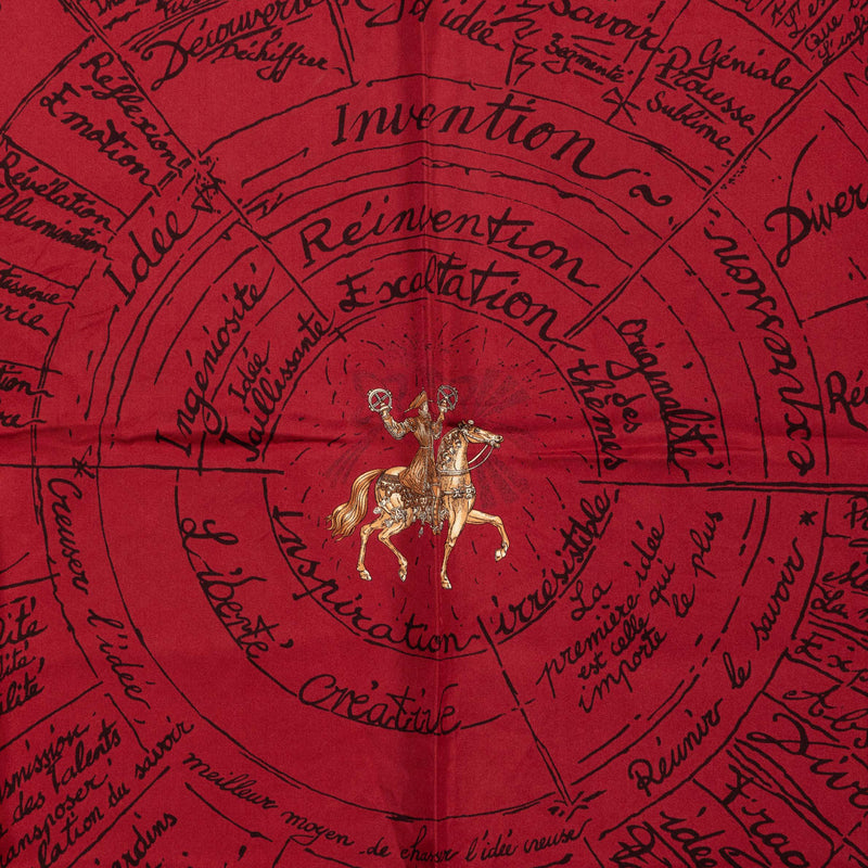 Naissance D Une Idee Silk Scarf 90 - Image 2