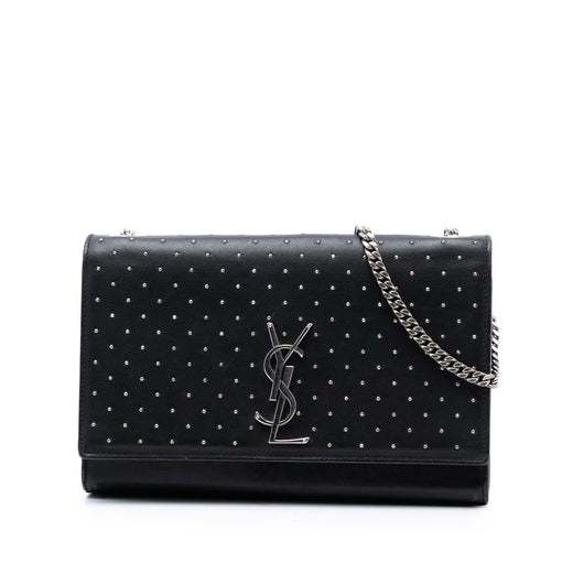 Medium Leather Studded Monogram Kate Crossbody - Image 1