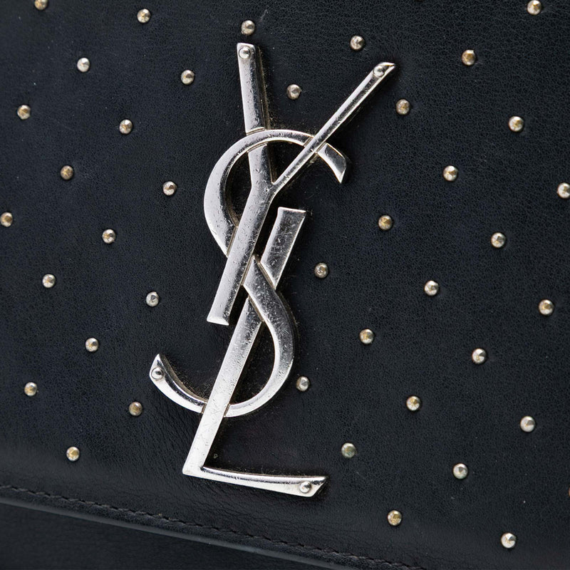 Medium Leather Studded Monogram Kate Crossbody - Image 6
