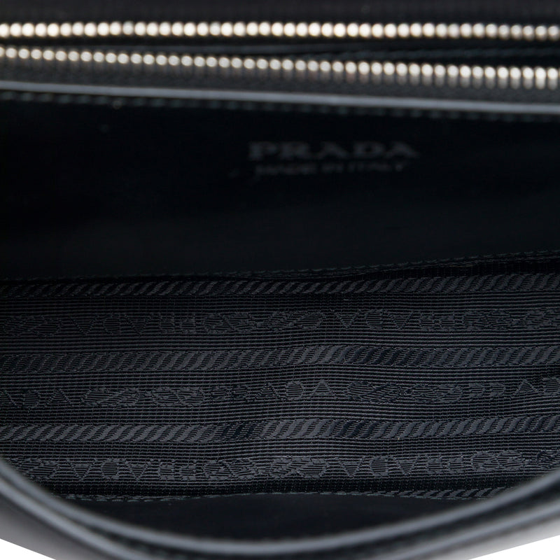 City Calfskin and Saffiano Studded Elektra Crossbody - Image 4