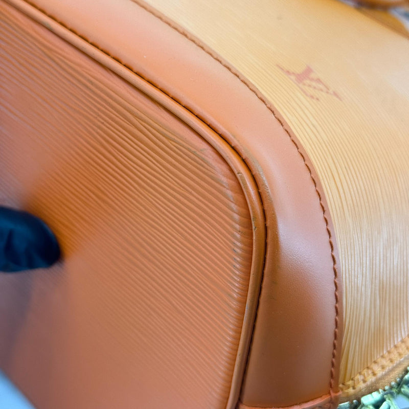 Louis Vuitton Alma Epi Leather Orange Bag