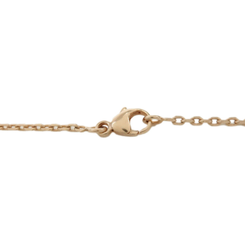Hermes Pop H Pendant Chain Metal And Enamel Pink Rose_gold Bijoux