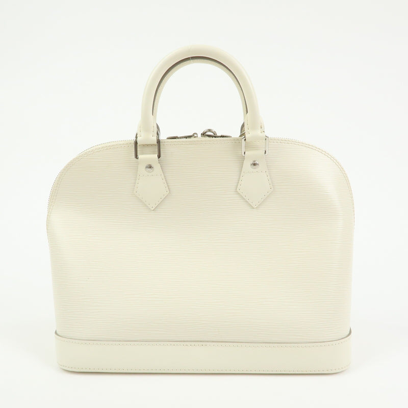 Louis Vuitton Alma Epi Leather White Bag