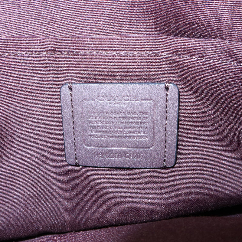 Coach Shoulder Leather Black Bag