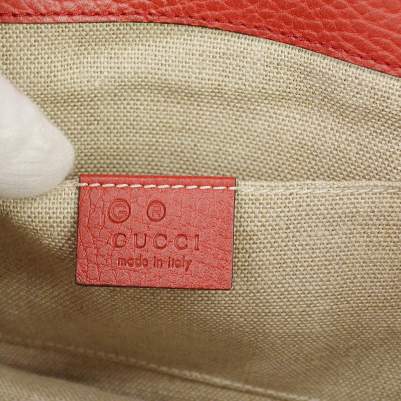 Gucci Interlocking Leather Red Bag