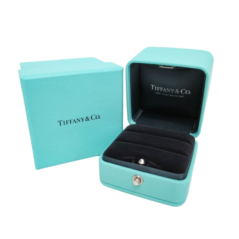 Tiffany & Co. Forever Wedding Band 950 Platinum With Diamonds Silver Bijoux