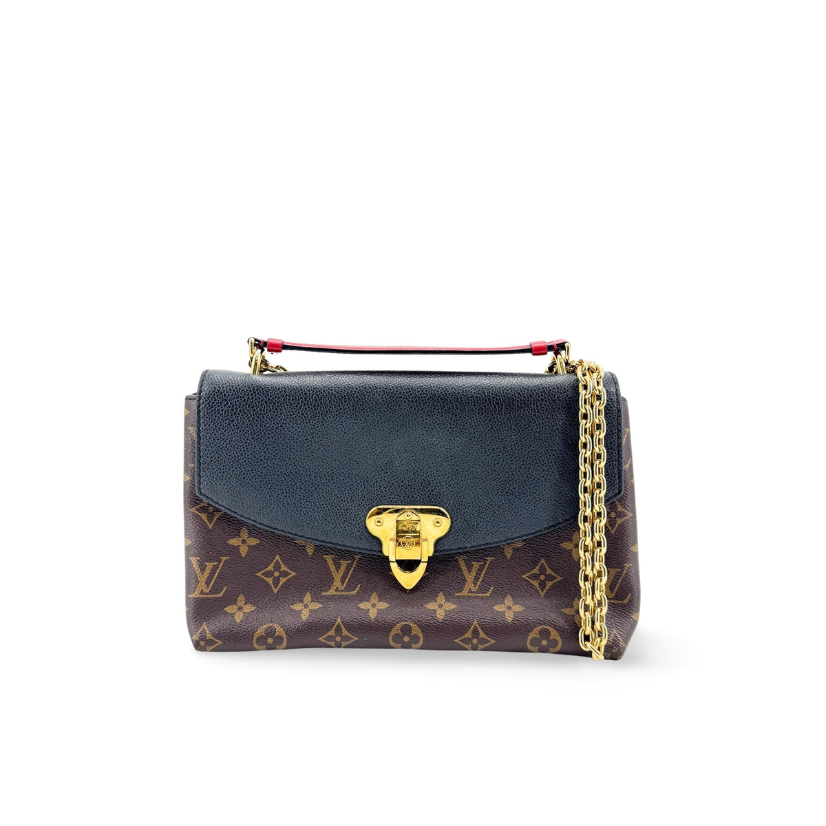 Louis Vuitton Vavin Chain Wallet Nm Monogram Empreinte Leather Black Canvas Bag