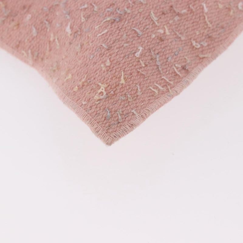 Chanel Shoulder Suede Patchwork Pink Tweed Bag
