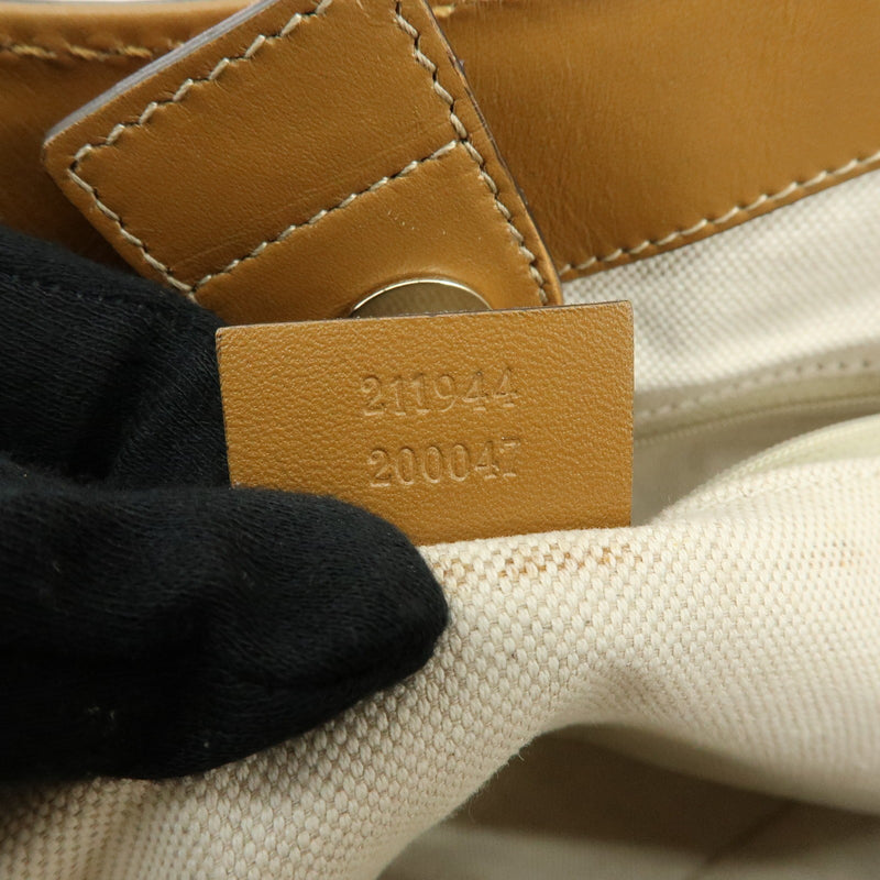Gucci Sukey Microguccissima Leather Beige Canvas Bag