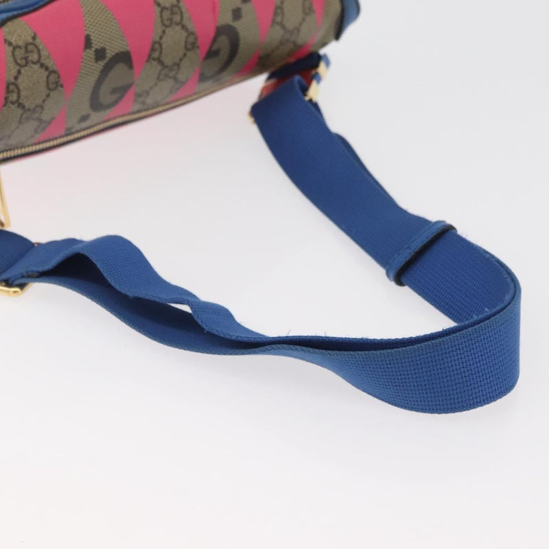 Gucci Gg Rhombus Cuir Multicolour Canvas Bag