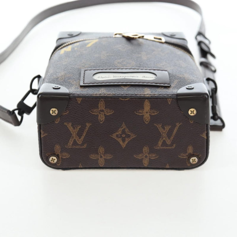 Louis Vuitton Vertical Box Trunk No.7 Loeil Vintage Monogram Canvas Brown Bag