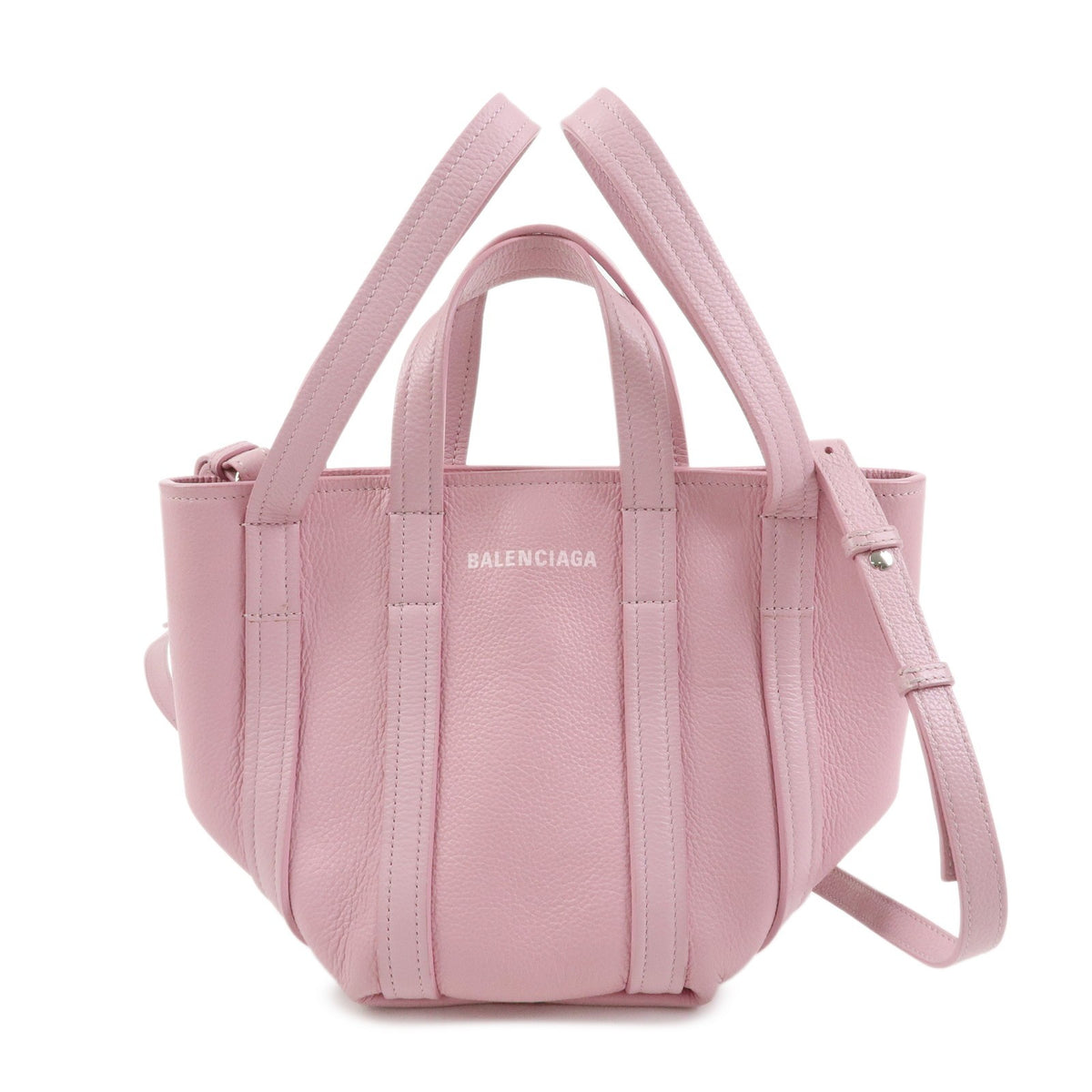 Balenciaga Everyday 2.0 North South Leather Pink Bag