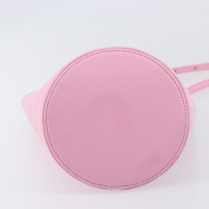 Balenciaga Wave Bucket Printed Canvas Pink Bag