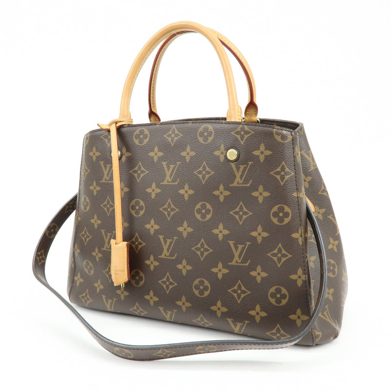 Louis Vuitton Montaigne Monogram Canvas Brown Bag