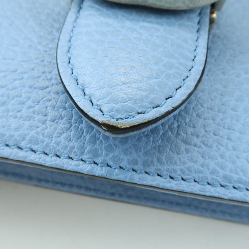 Gucci Interlocking Leather Blue Bag