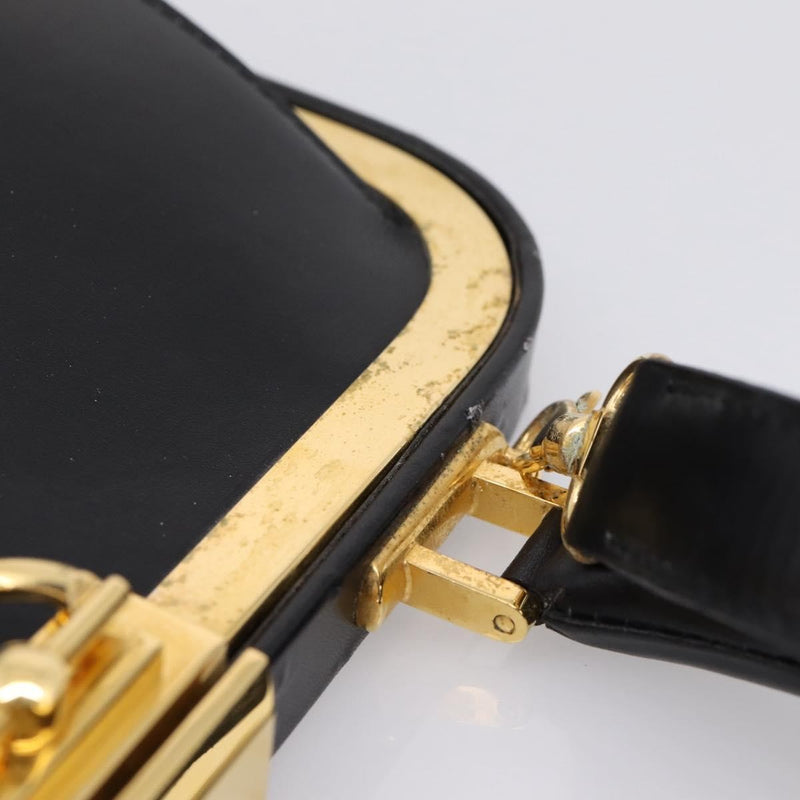 Christian Dior Shoulder Leather Black Bag
