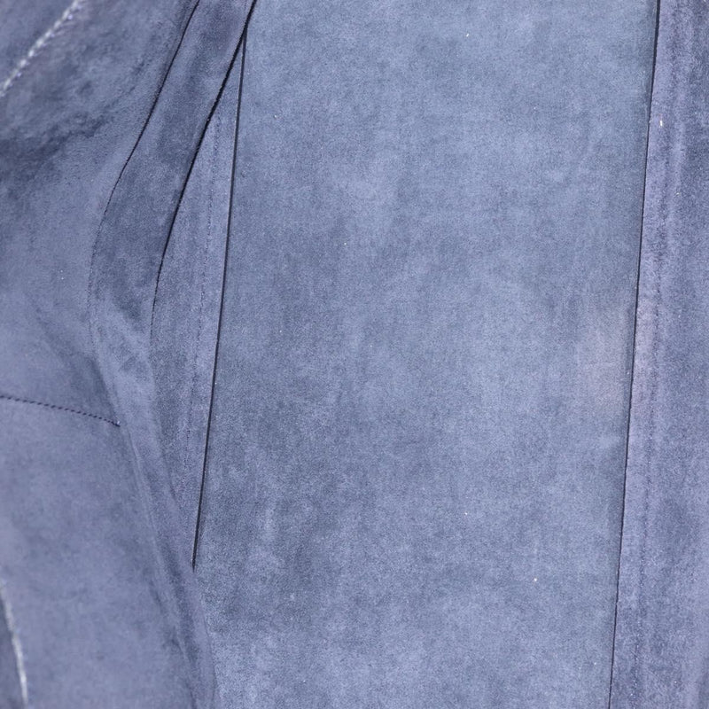 Celine Tricolor Trapeze Leather Navy Bag