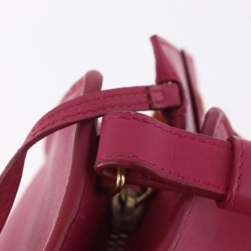 Saint Laurent Classic Y Cabas Leather Pink Bag