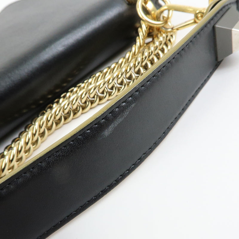 Fendi Kan I Leather Black Bag