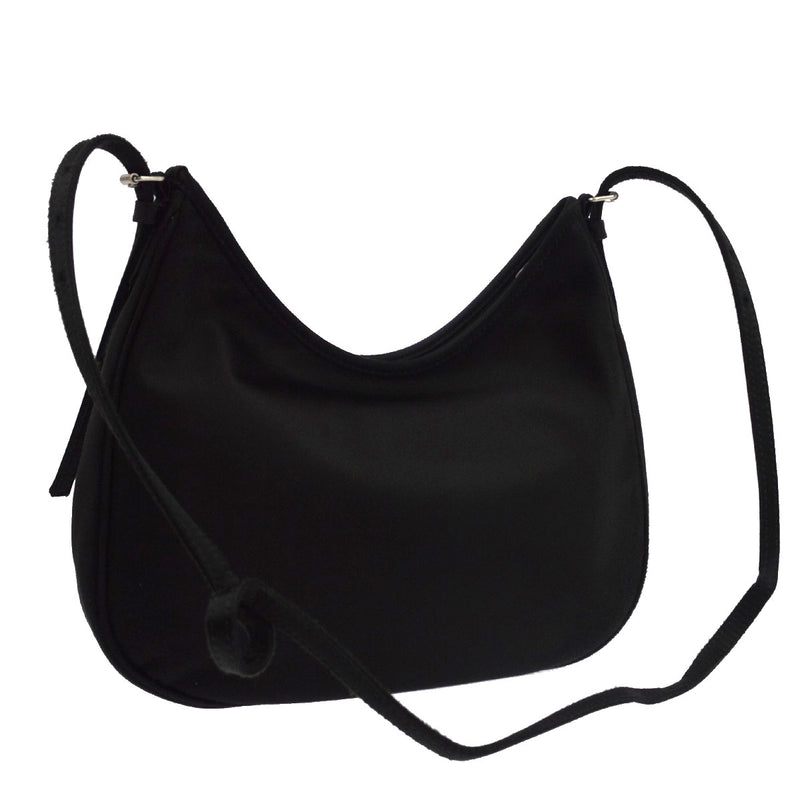 Balenciaga Leopolda Satin Black Bag