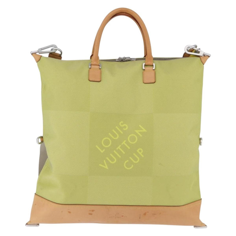 Louis Vuitton Cup Cube Damier Geant Canvas Yellow Bag