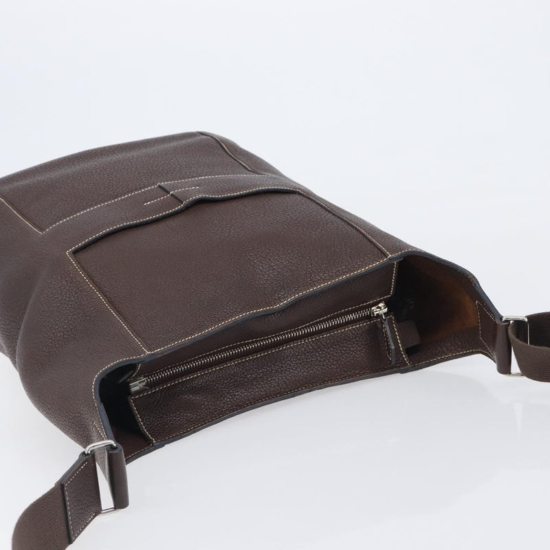 Hermes Sac Good News Leather Brown Bag