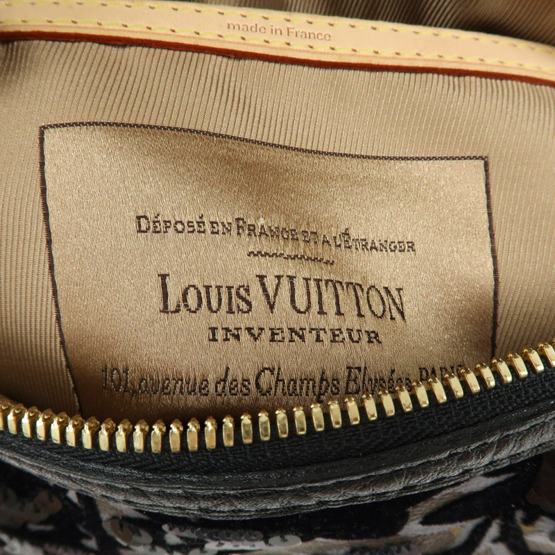 Louis Vuitton Carrousel Fleur De Jais Monogram Canvas Multicolour Bag