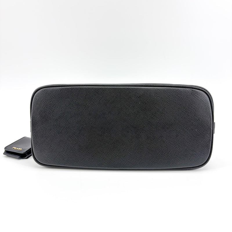 Prada Matinee Top Handle Saffiano Leather Black Bag