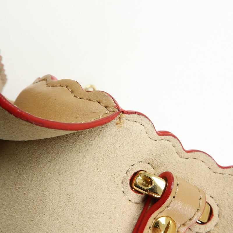 Fendi Kan I Leather Beige Bag