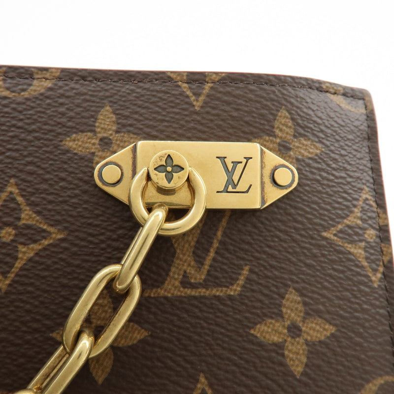 Louis Vuitton Legacy Chain Clutch Monogram Canvas Brown
