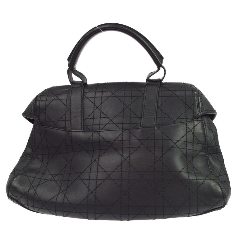 Christian Dior Cannage Leather Black Bag