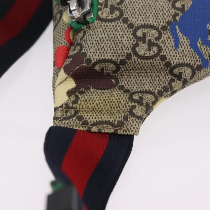 Gucci Childrens Belt Bag Printed Gg Coated Canvas Beige
