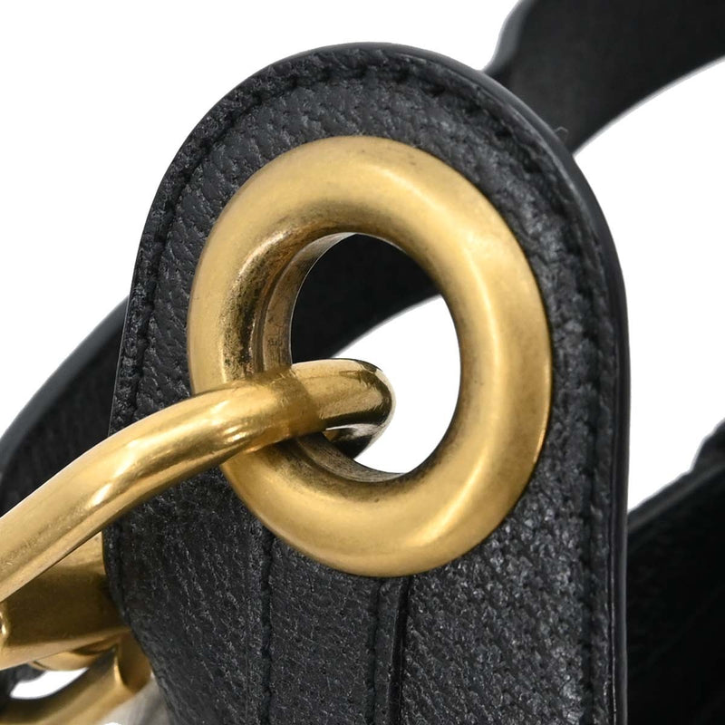 Gucci Piston Lock Jackie Hobo Gg Canvas Black