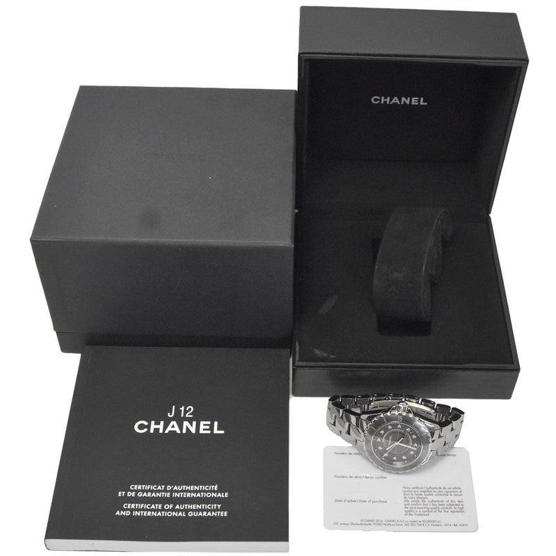Chanel J12 Automatic Ceramic And Stainless Steel With Diamond Markers Watches